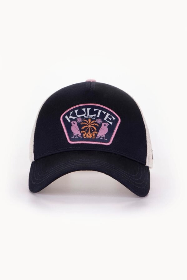 Casquette Motif 'Coco Palm' Navy | KULTE