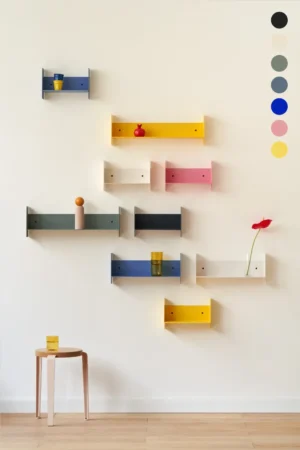 Étagère murale PLI en acier 30x15cm | TIPTOE