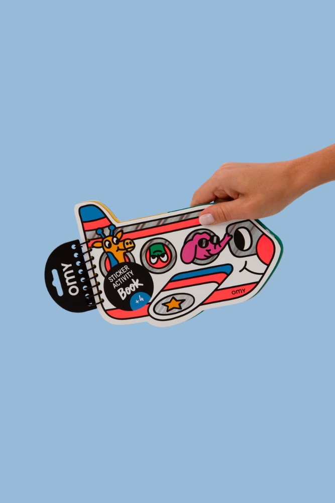 Carnet d'activités Stickers 'Vroom' | OMY