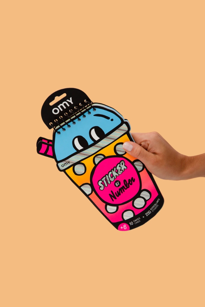 Stickers par numéro 'Bubble Tea' | OMY