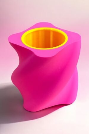 Vase 'Sway' Neon Pink | PINK STORIES