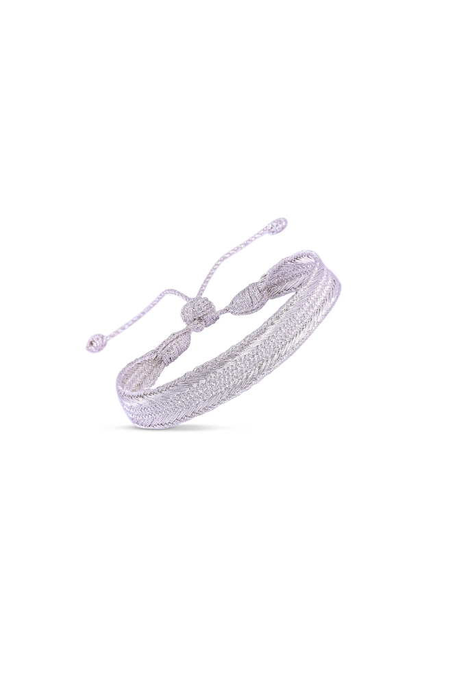 Bracelet 'Nerry' Silver | MAAŸAZ