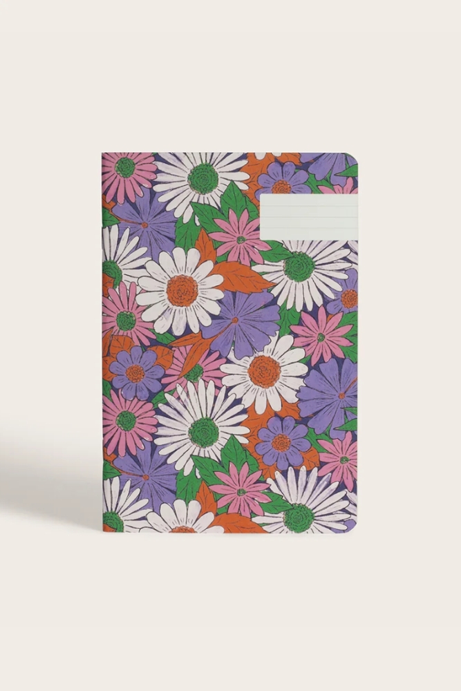 Carnet 'Flower Power Parme' | SEASON PAPER
