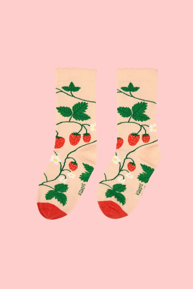 Chaussettes Fraisier | COUCOU SUZETTE