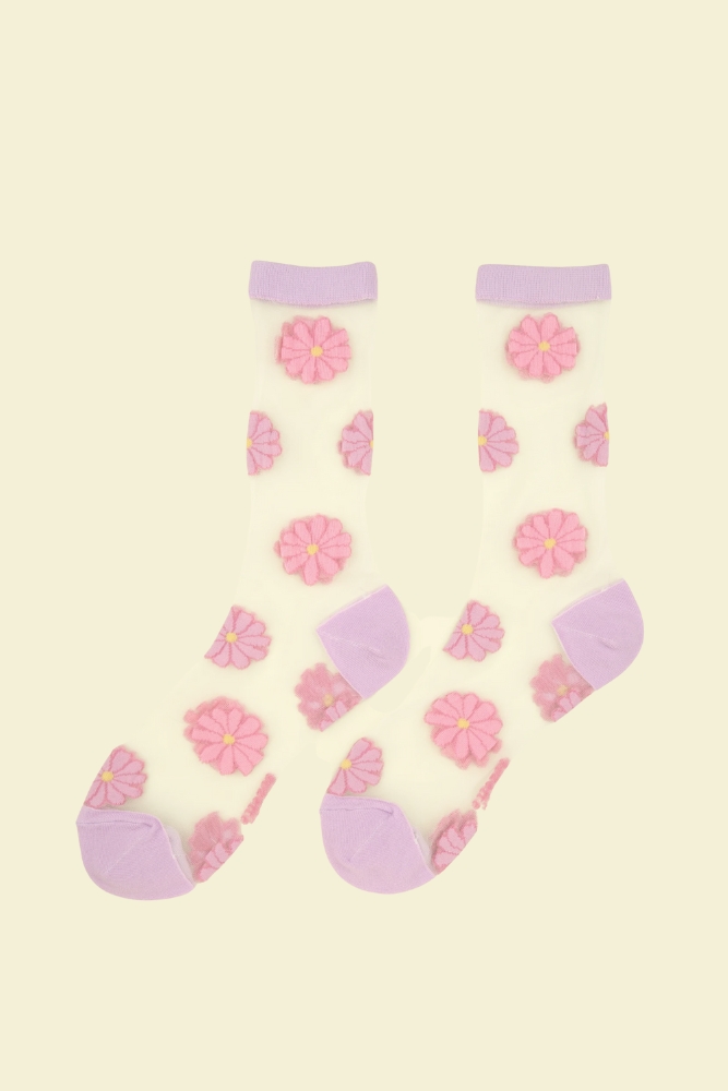 Chaussettes transparentes Cosmos | COUCOU SUZETTE
