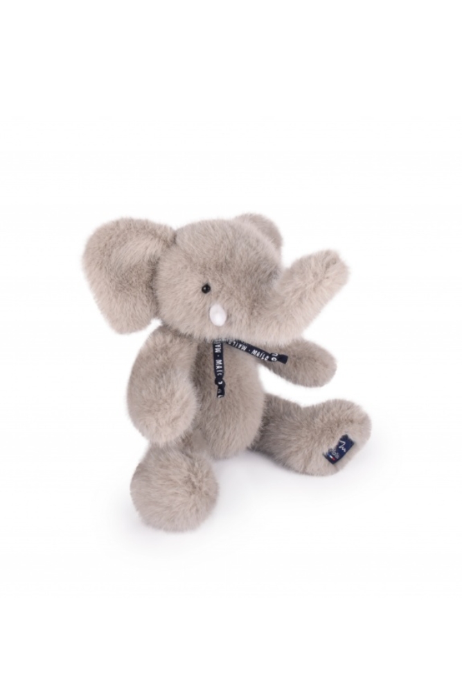 Peluche Éléphant 'Sowen' Gris | MAÏLOU TRADITION