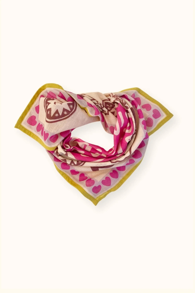 Foulard Mamavida 'Mummy' Fuchsia | APACHES COLLECTIONS