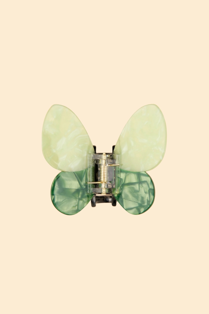 Pince à cheveux Papillon Vert | COUCOU SUZETTE