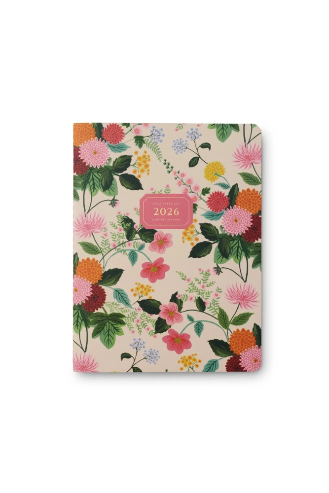 Agenda Planner 12 mois 2026 'Dahlia' | RIFLE PAPER CO