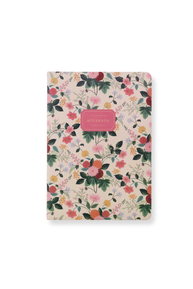 Cahier 'Dahlia' Crème | RIFLE PAPER CO