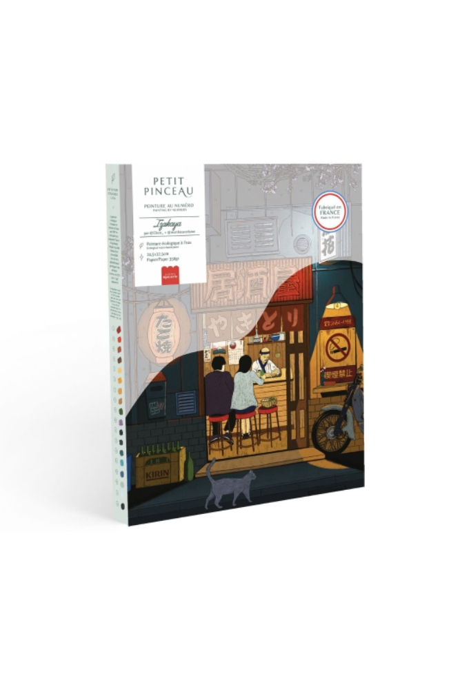 Kit peinture au numéro Petit Pinceau 'Izakaya' | LA PETITE ÉPICERIE