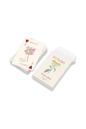 Jeu de 52 cartes 'Fleurs' - Zoé De Las Cases | HACHETTE