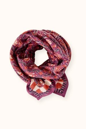 Foulard Latika 'Cactus' Cherry | APACHES COLLECTIONS