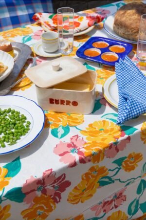 Nappe 'Rose Flower' | LUCAS DU TERTRE
