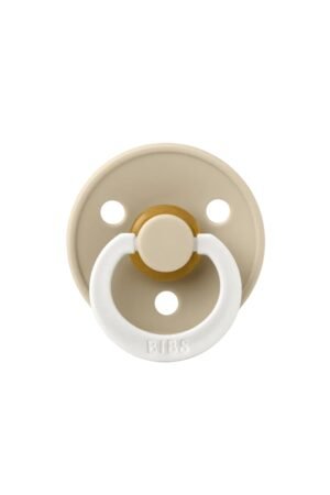 Tétine phosphorescente ronde en latex 'Colour Glow' Vanilla | BIBS