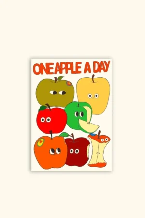 Carte 'One apple a day' | CHARLOTTE JANVIER