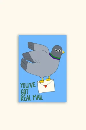 Carte 'You've got real mail' | CHARLOTTE JANVIER