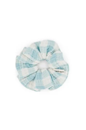 Chouchou Vichy Bleu | ROSE IN APRIL