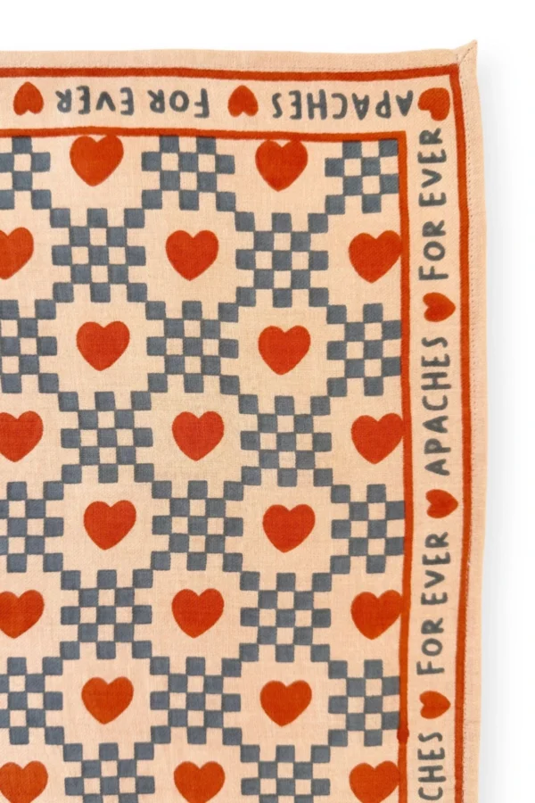 Petit foulard Manika 'Amor' Sand | APACHES COLLECTIONS