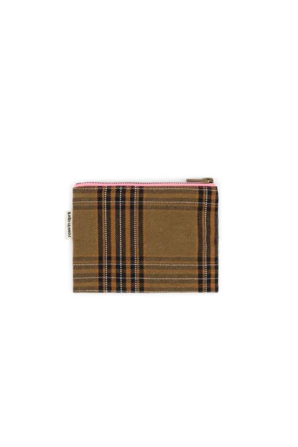 Porte-monnaie 'Marie' Carreaux tartan | ROSE IN APRIL