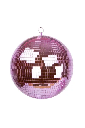 Boule à facettes disco Rose ⌀30cm | PARTY PRO