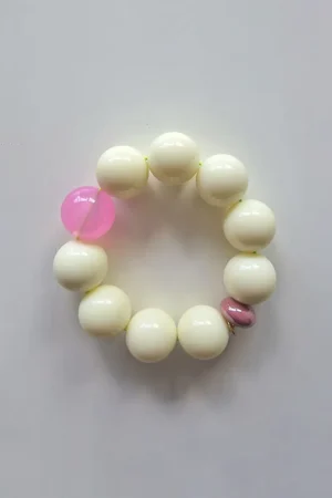 Bracelet perles rondes 'Pavlova' | BAZHUS