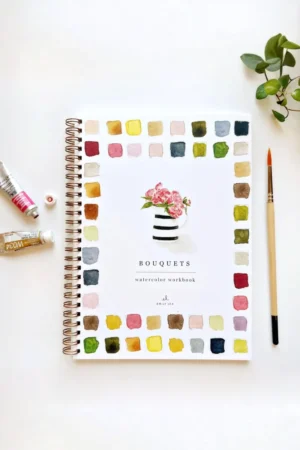 Cahier d'aquarelle 'Bouquets' | EMILY LEX STUDIO