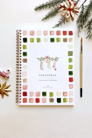 Cahier d'aquarelle 'Christmas' | EMILY LEX STUDIO