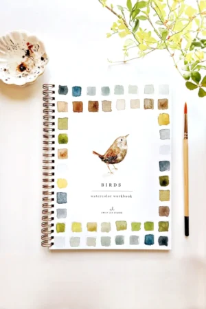 Cahier d'aquarelle 'Birds' | EMILY LEX STUDIO