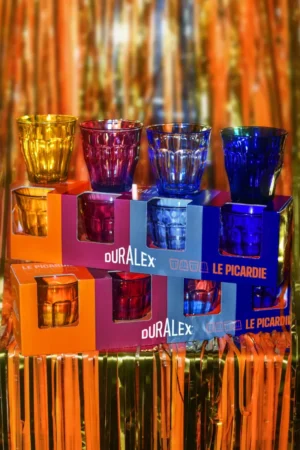 Coffret Verres 25cL Picardie 4 couleurs | DURALEX