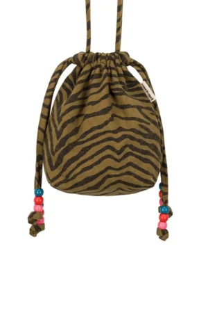 Mini sac 'Billie' Zebrou Olive | ROSE IN APRIL