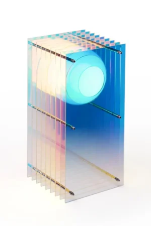 Petite lampe rectangulaire 'Lop' Dreamy irisé | BANG