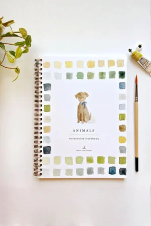 Cahier d'aquarelle 'Animals' | EMILY LEX STUDIO