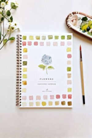 Cahier d'aquarelle 'Flowers' | EMILY LEX STUDIO
