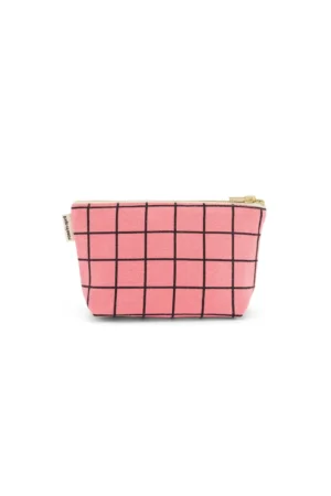 Pochette 'Sofia' Carreaux Funky pink | ROSE IN APRIL