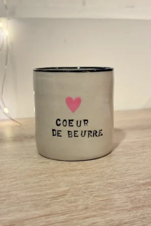 Tasse Messagère 'Coeur de beurre' | 1100 DEGRES