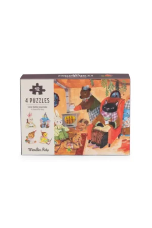 4 puzzles 'Une belle journée' | MOULIN ROTY