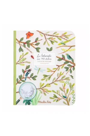 Cahier de coloriage et stickers 'Le botaniste' | MOULIN ROTY