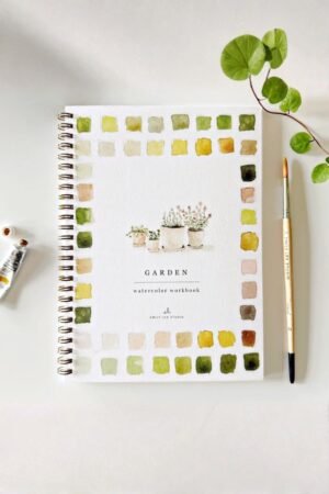 Cahier d'aquarelle 'Garden' | EMILY LEX STUDIO