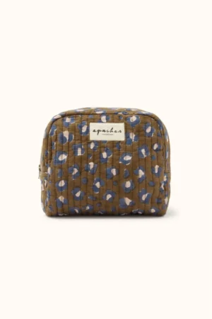 Petite Trousse 'Gaya' Léopard Tapenade | APACHES COLLECTIONS
