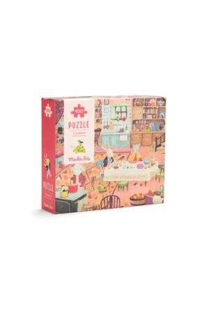 Puzzle d'observation 'À la maison' 100 pièces | MOULIN ROTY