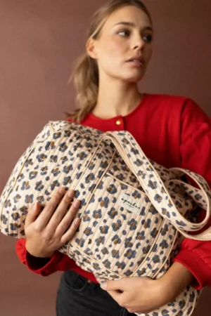 Sac 'Buddha' Léopard Macadamia | APACHES COLLECTIONS