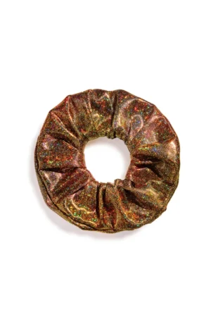 Chouchou noir doré pailleté | SI SI LA PAILLETTE