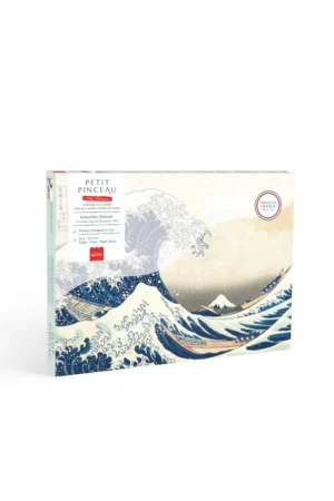 Kit peinture au numéro Petit Pinceau 'La grande vague de Kanagawa' Katsushika Hokusai | LA PETITE ÉPICERIE