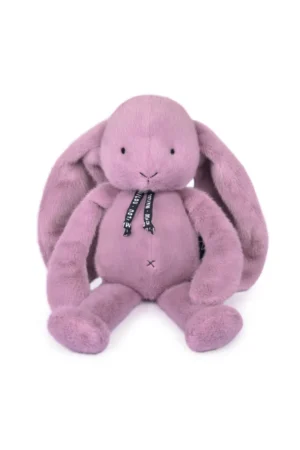 Peluche Lapin 'Méloé' Parme guimauve | MAÏLOU TRADITION