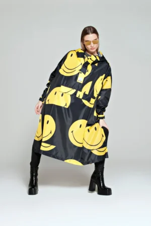Poncho de pluie 'All Smiles x Smiley' | RAINKISS