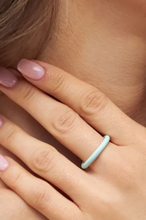 Bague 'Color' Mint | LULU COPENHAGEN