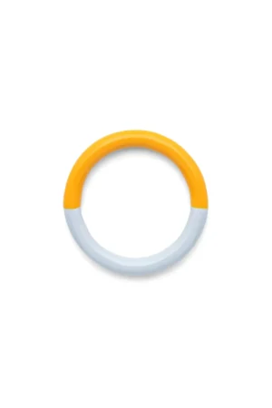 Bague 'Double Color' Skyride Blue/Sunflower | LULU COPENHAGEN