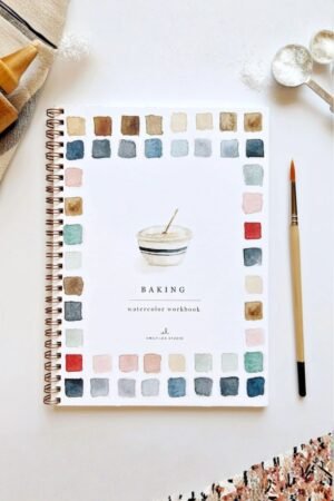 Cahier d'aquarelle 'Baking' | EMILY LEX STUDIO