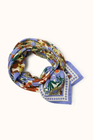Foulard 'Latika' Bouquet Iris | APACHES COLLECTIONS